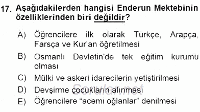 XIX. Yüzyıl Türk Edebiyatı 2015 - 2016 Ara Sınavı 17.Soru