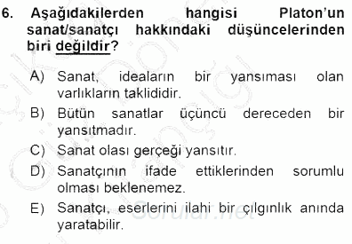 Yeni Türk Edebiyatına Giriş 1 2015 - 2016 Ara Sınavı 6.Soru