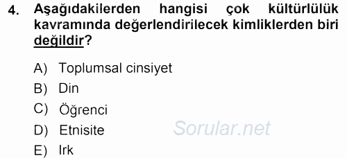 Spor Bilimlerine Giriş 2013 - 2014 Dönem Sonu Sınavı 4.Soru