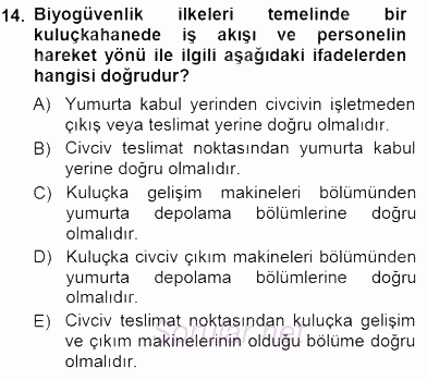 Temel Zootekni 2012 - 2013 Dönem Sonu Sınavı 14.Soru