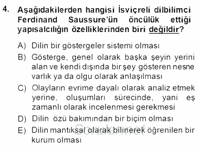 Türk Kültür Tarihi 2014 - 2015 Dönem Sonu Sınavı 4.Soru