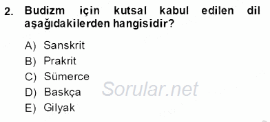 Türk Dili 1 2014 - 2015 Ara Sınavı 2.Soru