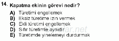 Genel Dilbilim 1 2012 - 2013 Ara Sınavı 14.Soru