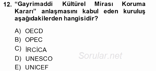 Halk Edebiyatına Giriş 1 2014 - 2015 Ara Sınavı 12.Soru