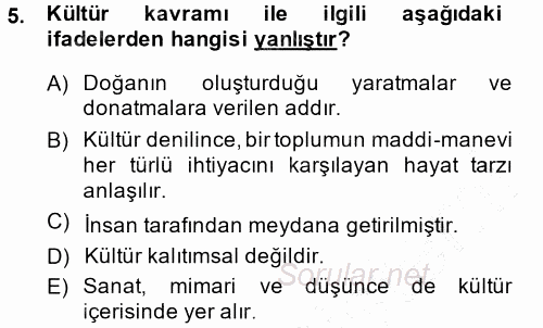 Halk Edebiyatına Giriş 1 2014 - 2015 Ara Sınavı 5.Soru