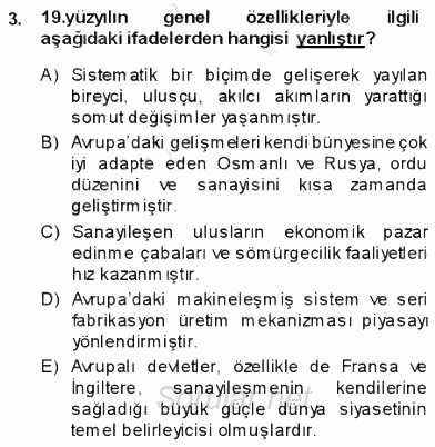Tanzimat Dönemi Türk Edebiyatı 1 2013 - 2014 Ara Sınavı 3.Soru