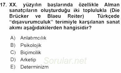 Yeni Türk Edebiyatına Giriş 2 2015 - 2016 Ara Sınavı 17.Soru