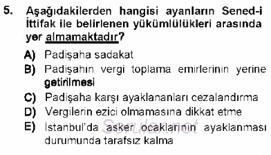 Türk Anayasa Hukuku 2012 - 2013 Ara Sınavı 5.Soru