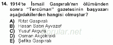Çağdaş Türk Edebiyatları 1 2012 - 2013 Tek Ders Sınavı 14.Soru