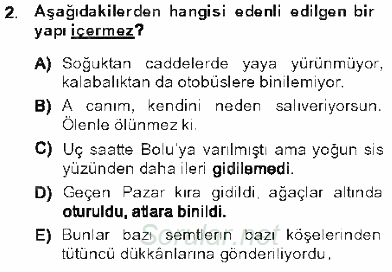 Genel Dilbilim 1 2013 - 2014 Dönem Sonu Sınavı 2.Soru
