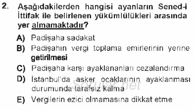 Türk Anayasa Hukuku 2012 - 2013 Tek Ders Sınavı 2.Soru