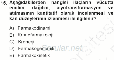 Tıbbi Terminoloji 2013 - 2014 Tek Ders Sınavı 15.Soru