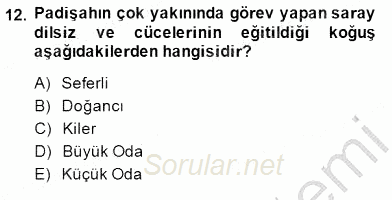 XIX. Yüzyıl Türk Edebiyatı 2014 - 2015 Ara Sınavı 12.Soru