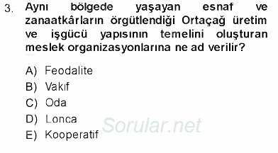 Sosyal Politika 2013 - 2014 Ara Sınavı 3.Soru