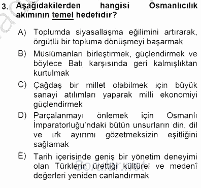 Cumhuriyet Dönemi Türk Şiiri 2015 - 2016 Ara Sınavı 3.Soru